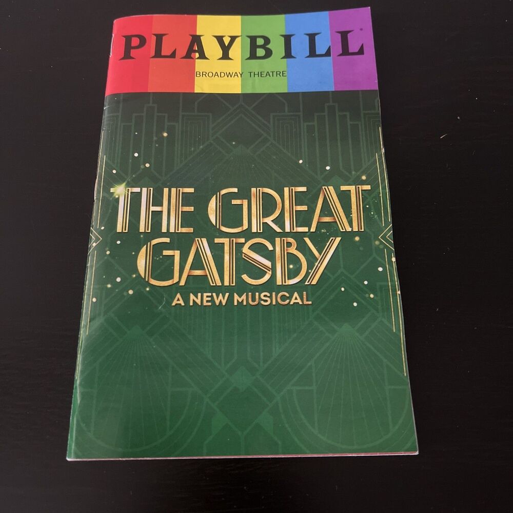 The Great Gatsby A New Musical Broadway Theatre NYC New York Playbill June 2026